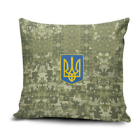 Ukraine Military Vyshyvanka Pattern Pillow Cover Tryzub Emblem Tactical Style - Wonder Print Shop