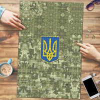 Ukraine Military Vyshyvanka Pattern Puzzle Tryzub Emblem Tactical Style - Wonder Print Shop