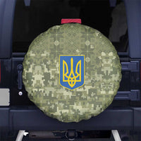 Ukraine Military Vyshyvanka Pattern Spare Tire Cover Tryzub Emblem Tactical Style - Wonder Print Shop