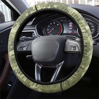 Ukraine Military Vyshyvanka Pattern Steering Wheel Cover Tryzub Emblem Tactical Style - Wonder Print Shop