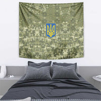 Ukraine Military Vyshyvanka Pattern Tapestry Tryzub Emblem Tactical Style - Wonder Print Shop