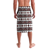 Ukraine Bandura Vyshyvanka Pattern Lavalava Ukrainian Heritage Folk White Version - Wonder Print Shop