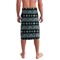 Ukraine Bandura Vyshyvanka Pattern Lavalava Ukrainian Heritage Folk Black Version - Wonder Print Shop