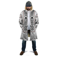 Ukraine Military Vyshyvanka Pattern Cloak Ukrainian Heritage White Tactical Style - Wonder Print Shop