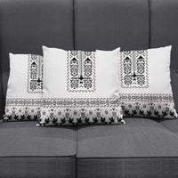 Ukraine Military Vyshyvanka Pattern Pillow Cover Ukrainian Heritage White Tactical Style - Wonder Print Shop