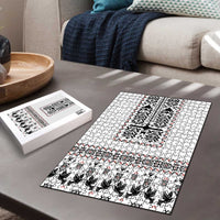 Ukraine Military Vyshyvanka Pattern Puzzle Ukrainian Heritage White Tactical Style - Wonder Print Shop