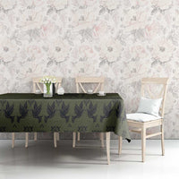 Ukraine Military Vyshyvanka Pattern Tablecloth Ukrainian Heritage Green Tactical Style - Wonder Print Shop