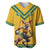 Custom Australia Rugby Baseball Jersey Wallabies Mascot Sporty Style - Wonder Print Shop