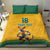 Custom Australia Rugby Bedding Set Wallabies Mascot Sporty Style - Wonder Print Shop