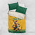 Custom Australia Rugby Bedding Set Wallabies Mascot Sporty Style - Wonder Print Shop