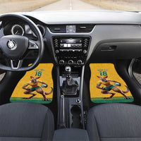 Custom Australia Rugby Car Mats Wallabies Mascot Sporty Style - Wonder Print Shop
