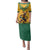 Custom Australia Rugby Family Matching Puletasi and Hawaiian Shirt Wallabies Mascot Sporty Style - Wonder Print Shop