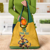Custom Australia Rugby Grocery Bag Wallabies Mascot Sporty Style - Wonder Print Shop