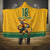 Custom Australia Rugby Hooded Blanket Wallabies Mascot Sporty Style - Wonder Print Shop