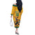 Custom Australia Rugby Off The Shoulder Long Sleeve Dress Wallabies Mascot Sporty Style - Wonder Print Shop