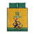 Custom Australia Rugby Quilt Bed Set Wallabies Mascot Sporty Style - Wonder Print Shop