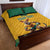 Custom Australia Rugby Quilt Bed Set Wallabies Mascot Sporty Style - Wonder Print Shop