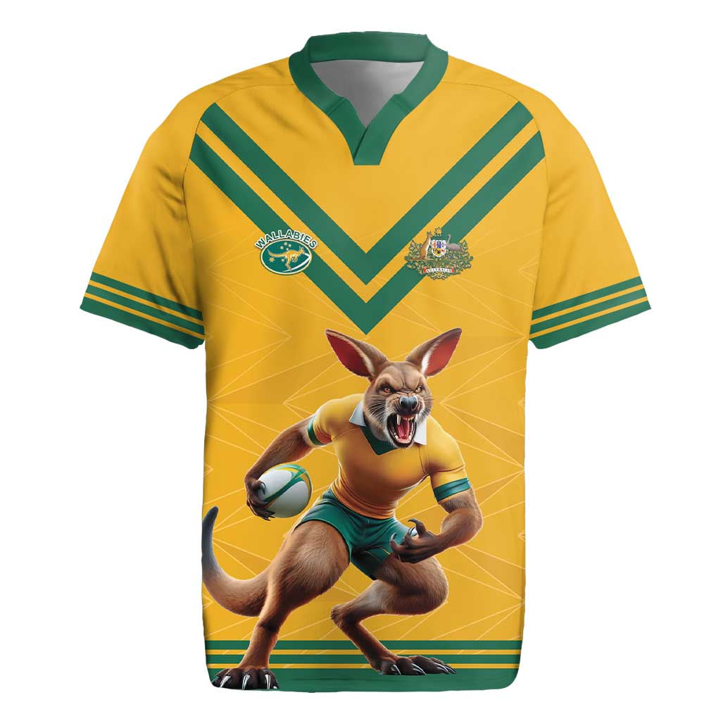 Custom Australia Rugby Rugby Jersey Wallabies Mascot Sporty Style - Wonder Print Shop