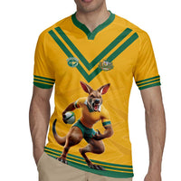 Custom Australia Rugby Rugby Jersey Wallabies Mascot Sporty Style - Wonder Print Shop