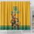 Custom Australia Rugby Shower Curtain Wallabies Mascot Sporty Style - Wonder Print Shop