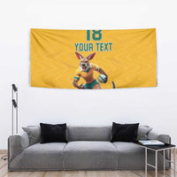 Custom Australia Rugby Tapestry Wallabies Mascot Sporty Style - Wonder Print Shop