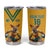 Custom Australia Rugby Tumbler Cup Wallabies Mascot Sporty Style - Wonder Print Shop