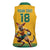 Custom Australia Rugby Women Sleeveless Polo Shirt Wallabies Mascot Sporty Style - Wonder Print Shop