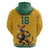 Custom Australia Rugby Zip Hoodie Wallabies Mascot Sporty Style - Wonder Print Shop