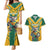 Custom Australia Rugby Couples Matching Mermaid Dress and Hawaiian Shirt Koala Mascot Sporty Style - Wonder Print Shop