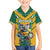 Custom Australia Rugby Family Matching Puletasi and Hawaiian Shirt Koala Mascot Sporty Style - Wonder Print Shop
