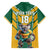 Custom Australia Rugby Family Matching Tank Maxi Dress and Hawaiian Shirt Koala Mascot Sporty Style - Wonder Print Shop