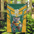 Custom Australia Rugby Garden Flag Koala Mascot Sporty Style - Wonder Print Shop