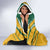 Custom Australia Rugby Hooded Blanket Koala Mascot Sporty Style - Wonder Print Shop