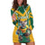 Custom Australia Rugby Hoodie Dress Koala Mascot Sporty Style - Wonder Print Shop