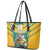 Custom Australia Rugby Leather Tote Bag Koala Mascot Sporty Style - Wonder Print Shop