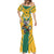 Custom Australia Rugby Mermaid Dress Koala Mascot Sporty Style - Wonder Print Shop