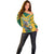 Custom Australia Rugby Off Shoulder Sweater Koala Mascot Sporty Style - Wonder Print Shop