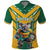 Custom Australia Rugby Polo Shirt Koala Mascot Sporty Style - Wonder Print Shop