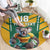 Custom Australia Rugby Round Carpet Koala Mascot Sporty Style - Wonder Print Shop