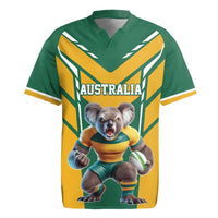 Custom Australia Rugby Rugby Jersey Koala Mascot Sporty Style - Wonder Print Shop