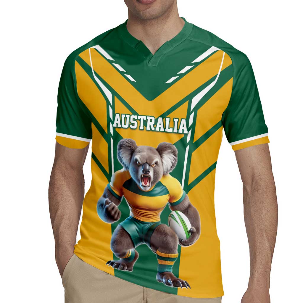Custom Australia Rugby Rugby Jersey Koala Mascot Sporty Style - Wonder Print Shop