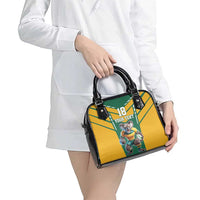 Custom Australia Rugby Shoulder Handbag Koala Mascot Sporty Style - Wonder Print Shop