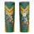 Custom Australia Rugby Skinny Tumbler Koala Mascot Sporty Style - Wonder Print Shop