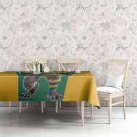 Custom Australia Rugby Tablecloth Koala Mascot Sporty Style - Wonder Print Shop