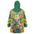 Custom Australia Rugby Wearable Blanket Hoodie Koala Mascot Sporty Style - Wonder Print Shop