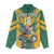 Custom Australia Rugby Women Casual Shirt Koala Mascot Sporty Style - Wonder Print Shop
