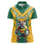 Custom Australia Rugby Women Polo Shirt Koala Mascot Sporty Style - Wonder Print Shop
