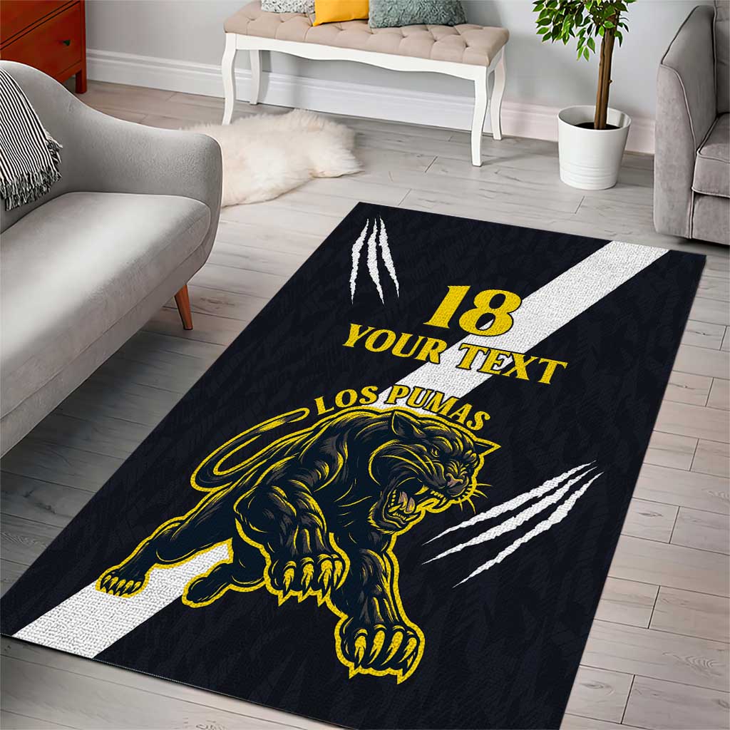 Custom Argentina Rugby Area Rug Pumas Mascot - Wonder Print Shop