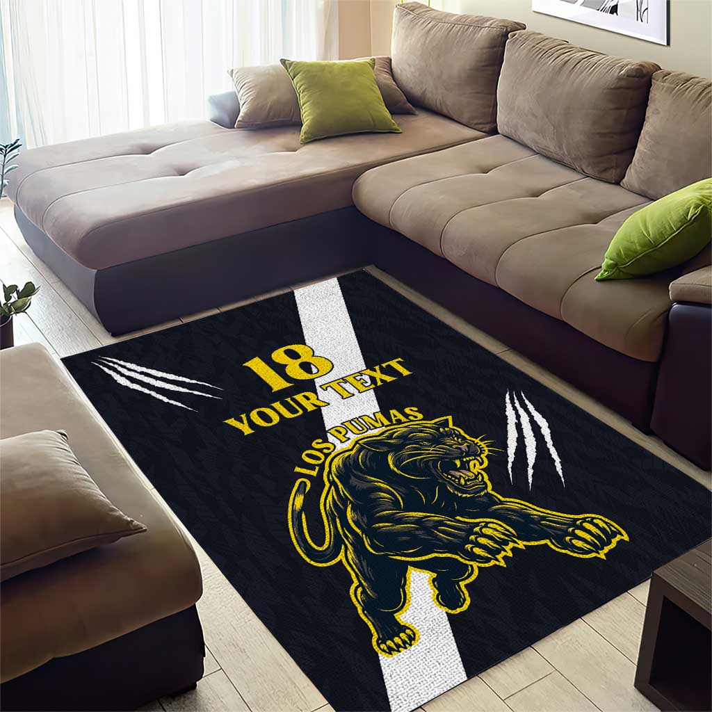 Custom Argentina Rugby Area Rug Pumas Mascot - Wonder Print Shop