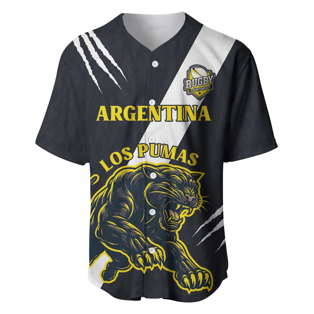 Custom Argentina Rugby Baseball Jersey Pumas Mascot - Wonder Print Shop